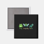 Froschfliegenschildkrötenfrösche Spaß subtil polit Magnet (Vorderseite/Rückseite)