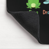 Froschfliegenschildkrötenfrösche Spaß subtil polit Mousepad (Ecke)