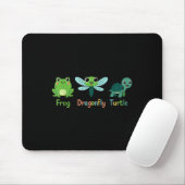 Froschfliegenschildkrötenfrösche Spaß subtil polit Mousepad (Mit Mouse)
