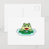 Froschflug Postkarte (Vorne/Hinten)