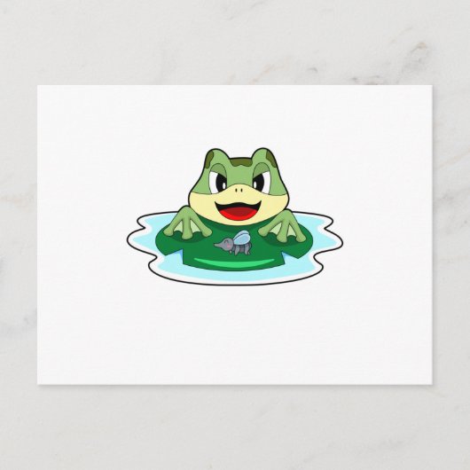 Froschflug Postkarte (Vorderseite)