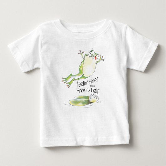 Froschfrosch Baby T-shirt (Vorderseite)