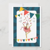 Froschfrosch Dankeskarte (Vorderseite)