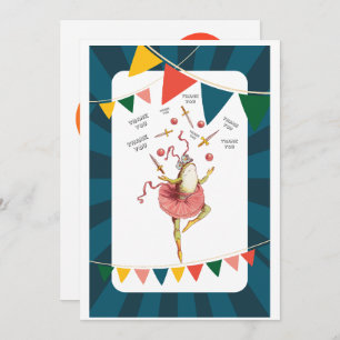 Froschfrosch Dankeskarte