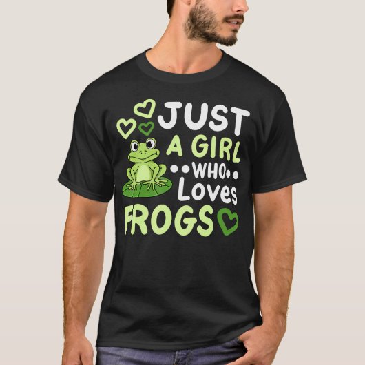 Froschfrosch Froschfrösche Froschfrösche für Mädch T-Shirt (Vorderseite)