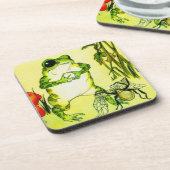 Froschfrosch Getränkeuntersetzer (Linke Seite)