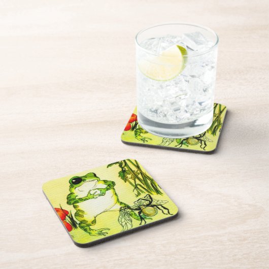 Froschfrosch Getränkeuntersetzer (Rechte Seite)