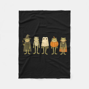 Froschfrosch Halloween Zauberer Mummy Funny Frosch Fleecedecke