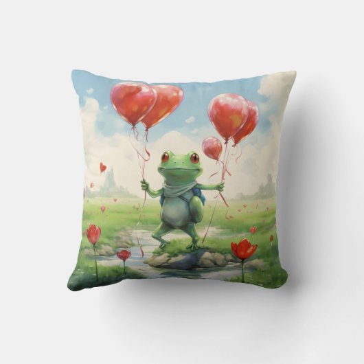 Froschfrosch Kissen (Rückseite)