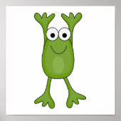 Froschfrosch Poster (Vorne)