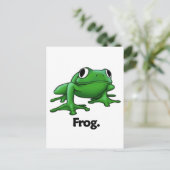 Froschfrosch. Postkarte (Stehend Vorderseite)