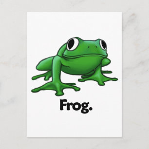 Froschfrosch. Postkarte