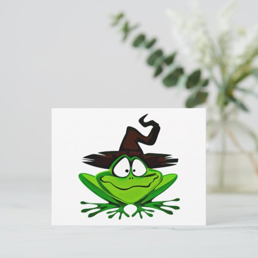 Froschfrosch Postkarte (Stehend Vorderseite)
