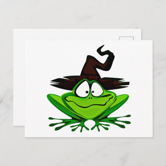 Froschfrosch Postkarte (Vorne/Hinten)