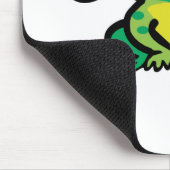 Froschfrosch Schädel und Kreuzknochen Mousepad (Ecke)