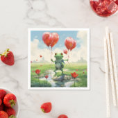 Froschfrosch Serviette (Beispiel)