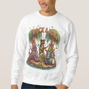 Froschfrösche formen Fantastische Froggy Band Sweatshirt