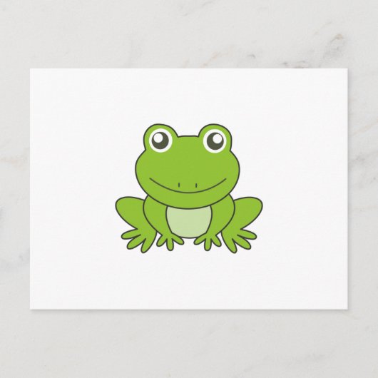 Froschfrösche Funny Animal Friends for Kids Postkarte (Vorderseite)