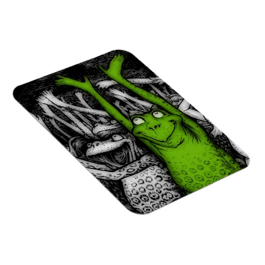 Froschfrosche Magnet (Rechte Seite)