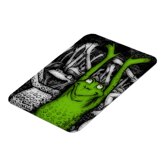 Froschfrosche Magnet (Linke Seite)