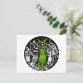 Froschfrosche Postkarte (Stehend Vorderseite)