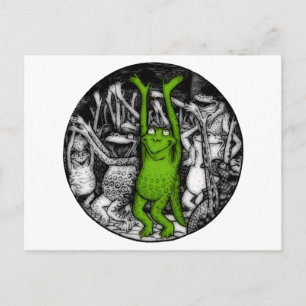 Froschfrosche Postkarte