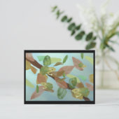 Froschfrosche Postkarte (Stehend Vorderseite)