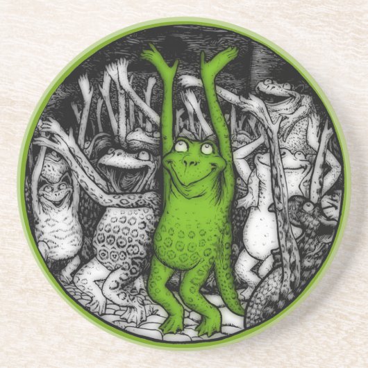 Froschfrosche Untersetzer (Vorne)