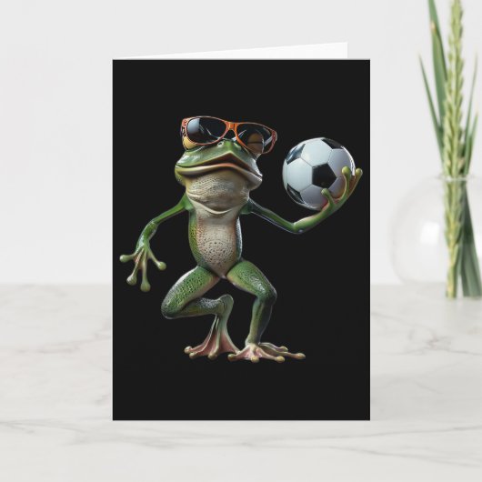 Froschfußball  karte (Vorderseite)