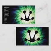 Froschfussdruck Visitenkarte (Vorne/Hinten)