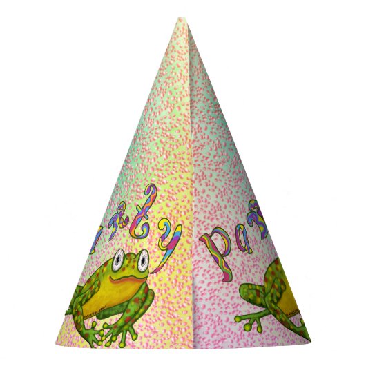 FroschGeburtstag Partyhütchen (Rückseite)