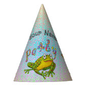 FroschGeburtstag Partyhütchen (Vorderseite)