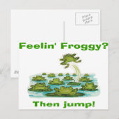 Froschgefühl Postkarte (Vorne/Hinten)