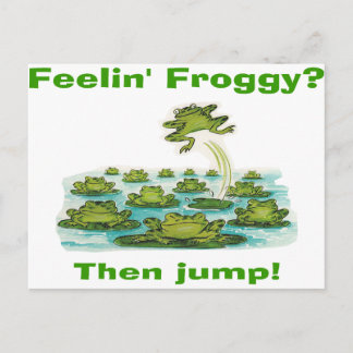 Froschgefühl Postkarte