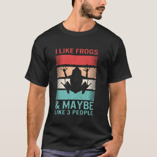 Froschgeist Tier I mag Frösche und vielleicht 3 P T-Shirt