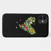 Froschgeschenk| Herzfrösche Case-Mate iPhone Hülle (Rückseite (Horizontal))