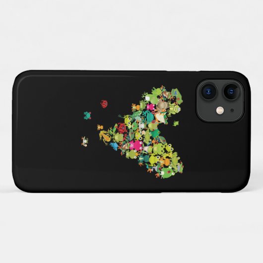 Froschgeschenk| Herzfrösche Case-Mate iPhone Hülle (Rückseite (Horizontal))