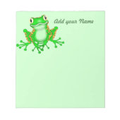 Froschgeschenke für Froschsammler - Anmerkungen Notizblock (Vorderseite)