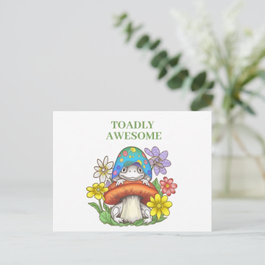 Froschgeschenke Postkarte (Stehend Vorderseite)