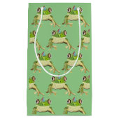 Froschgeschenktasche Kleine Geschenktüte (Vorderseite)
