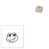 Froschgesicht Gummistempel (Stempel)