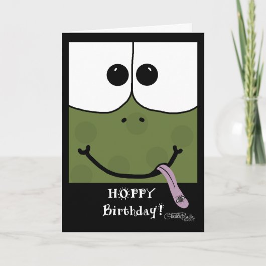 Froschgesicht Karte (Vorderseite)