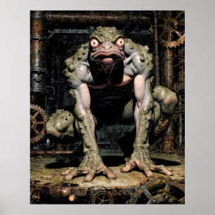 Froschgesicht Poster