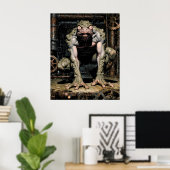 Froschgesicht Poster (Heimbüro)