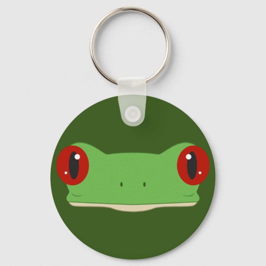 Froschgesicht Schlüsselanhänger (Vorderseite)