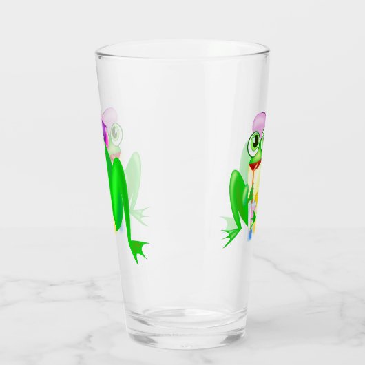 Froschgetränke Glas (Links)