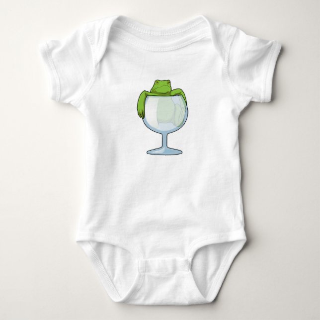 Froschglas Baby Strampler (Vorderseite)
