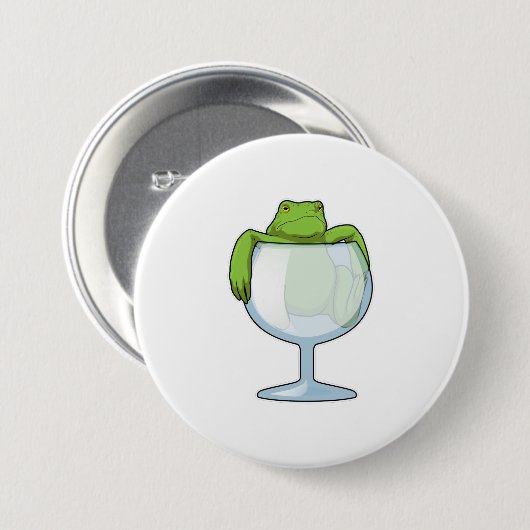 Froschglas Button (Vorne & Hinten)