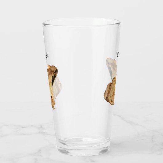 Froschglas Glas (Links)