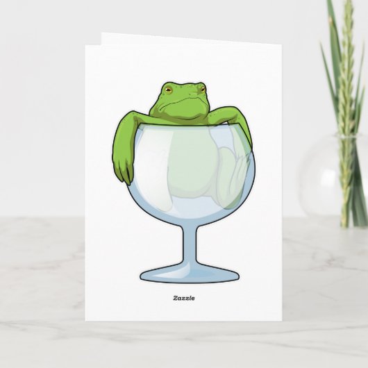 Froschglas Karte (Rückseite)